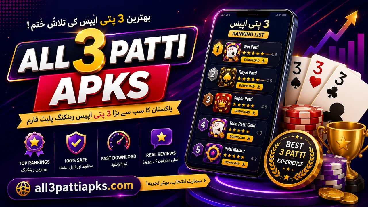 All 3 Patti APKs · Neon bonus board